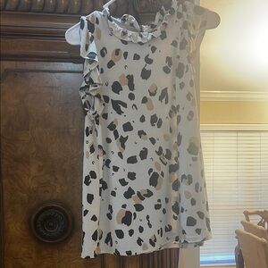 Stylish Leopard Print Sleeveless Top